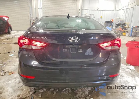 2015 Hyundai Elantra Se z USA, uszkodzony, nr VIN 5NPDH4AE9FH587080